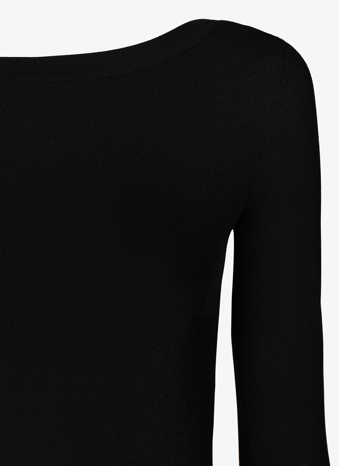 Long-Sleeved Bodysuit ALAÏA BLACK LONG-SLEEVED BODYSUIT